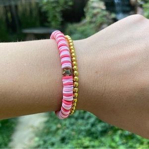 strawberry shortcake handmade bracelet!